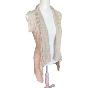 Debut tan cardigan L
